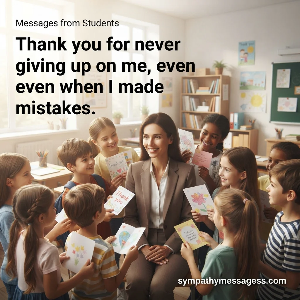 Motivational Messages for Teachers from Students