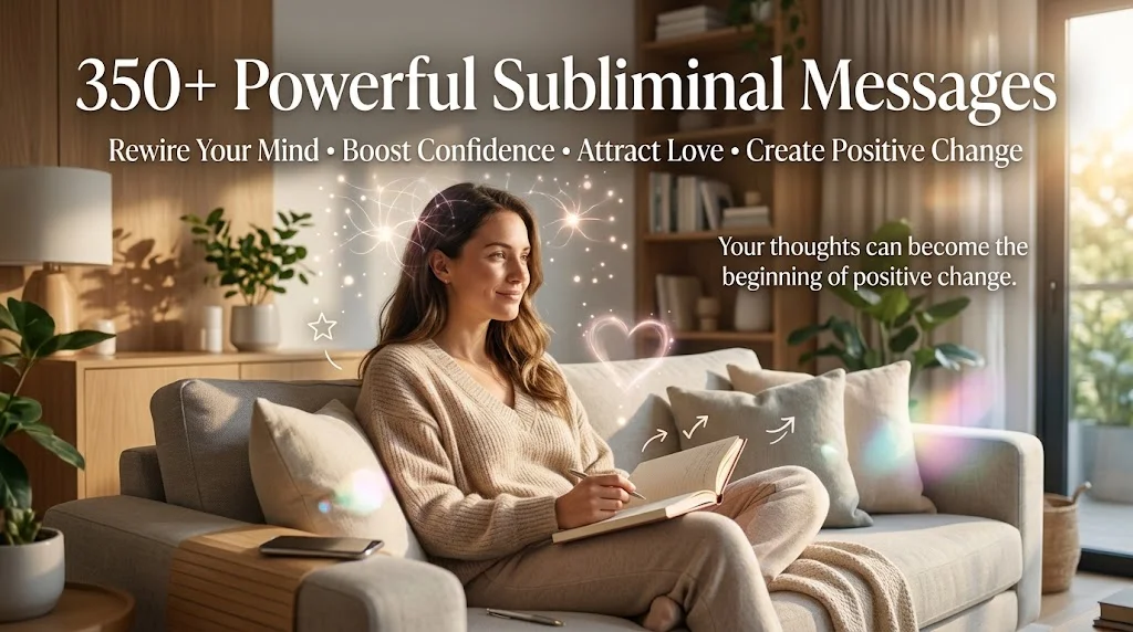 350+ Powerful Subliminal Messages to Rewire Your Mind, Boost Confidence, Attract Love & Create Positive Change