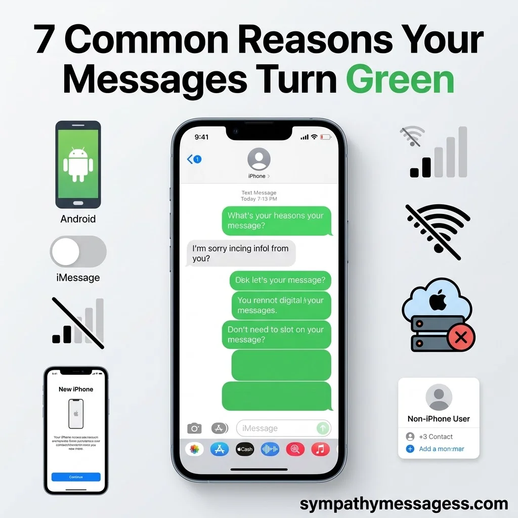 Common Reasons Your Messages Are Green