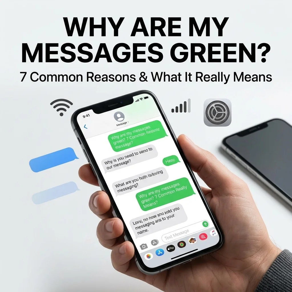 Why Are My Messages Green? 7 Common Reasons & What It Really Means 💬📱