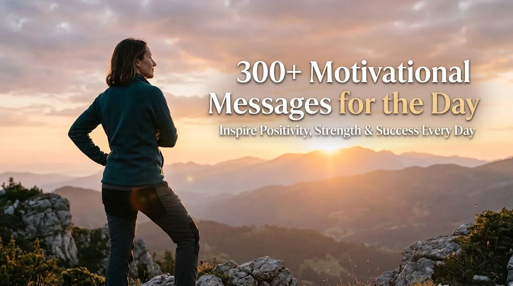 300+ Motivational Messages for the Day to Inspire Positivity, Strength & Success