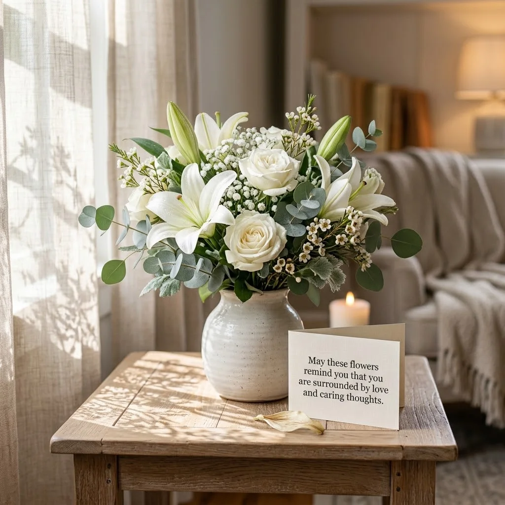Sympathy Flower Messages by Relationship