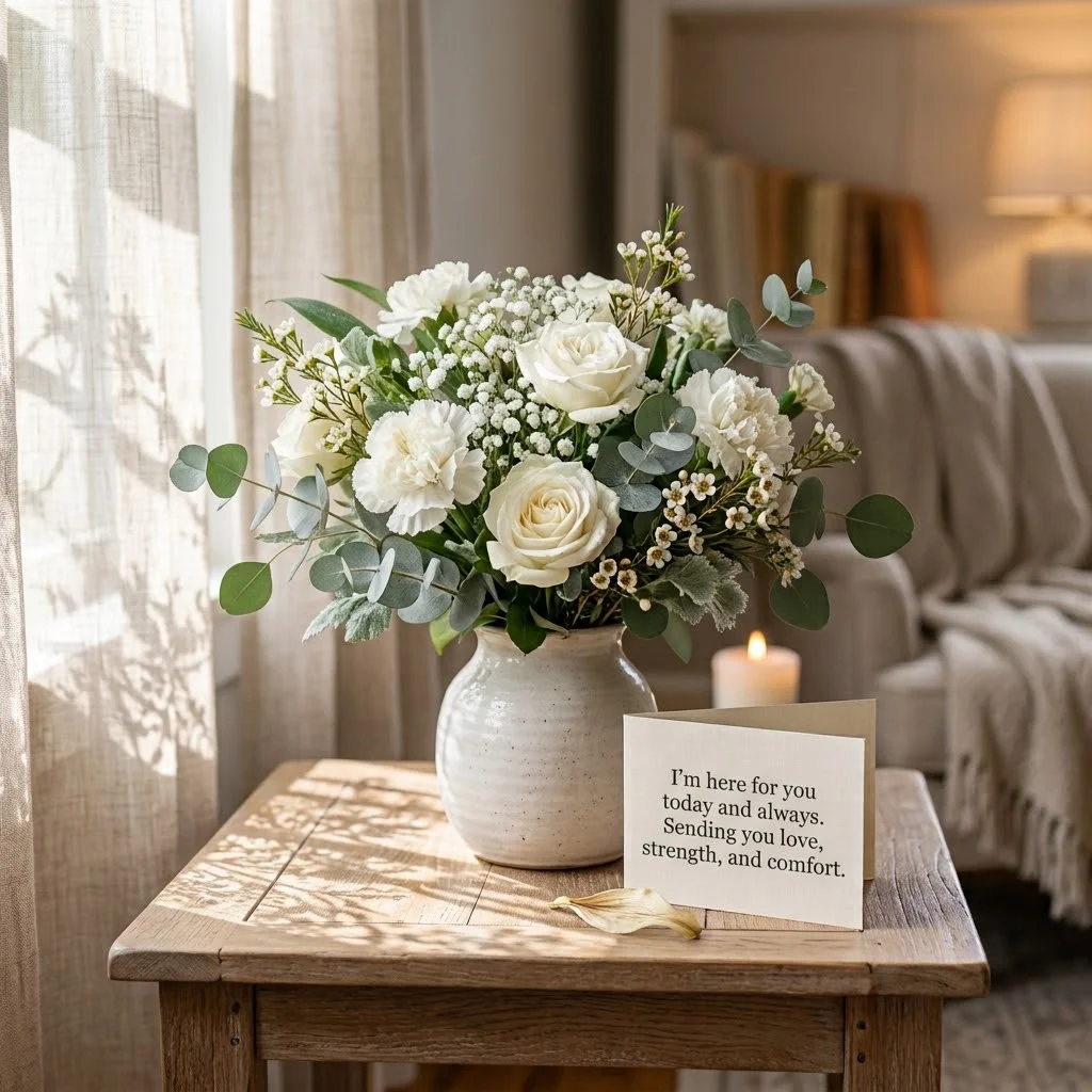 Sympathy Flower Card Messages for Every Situation and Faith