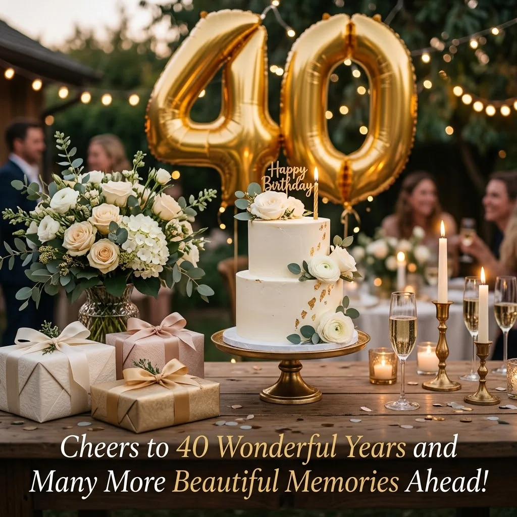 Inspirational 40th Birthday Quotes for a New Decade