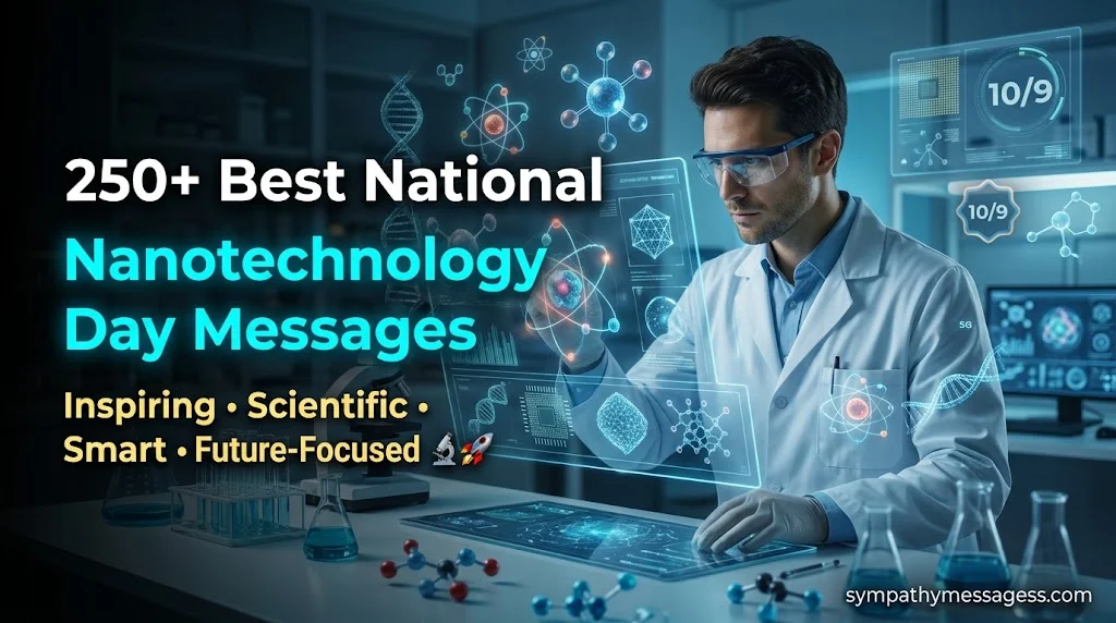 250+ Best National Nanotechnology Day Messages: Inspiring, Scientific, Smart & Future-Focused Wishes 🔬🚀