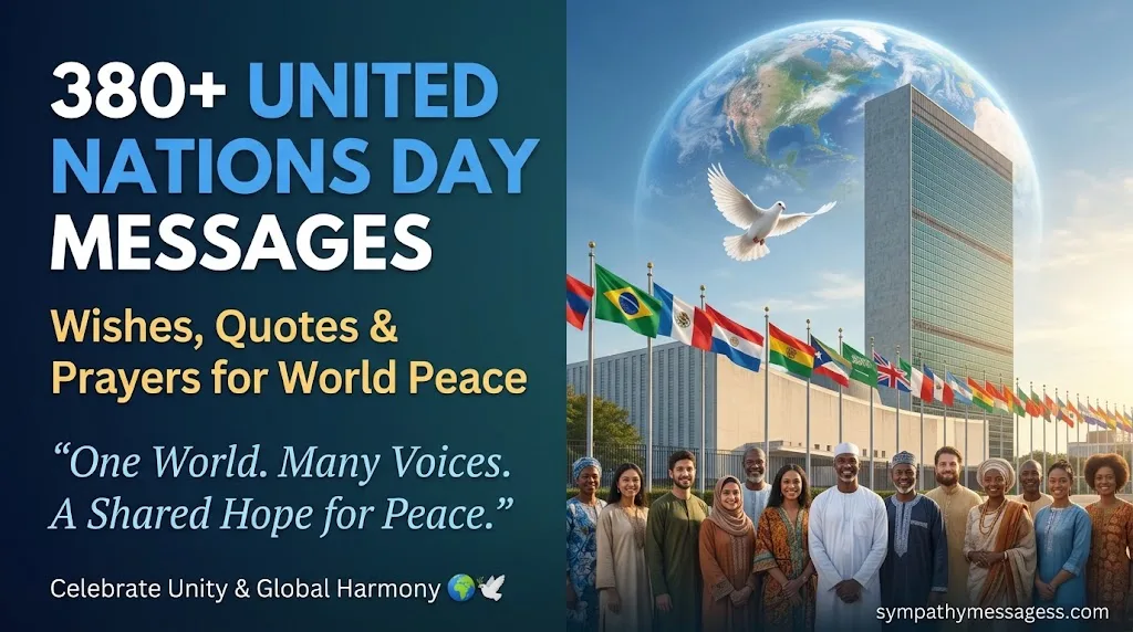 380+ Best United Nations Day Messages, Wishes & Quotes to Inspire Peace, Unity & Global Harmony ๐๐๏ธ