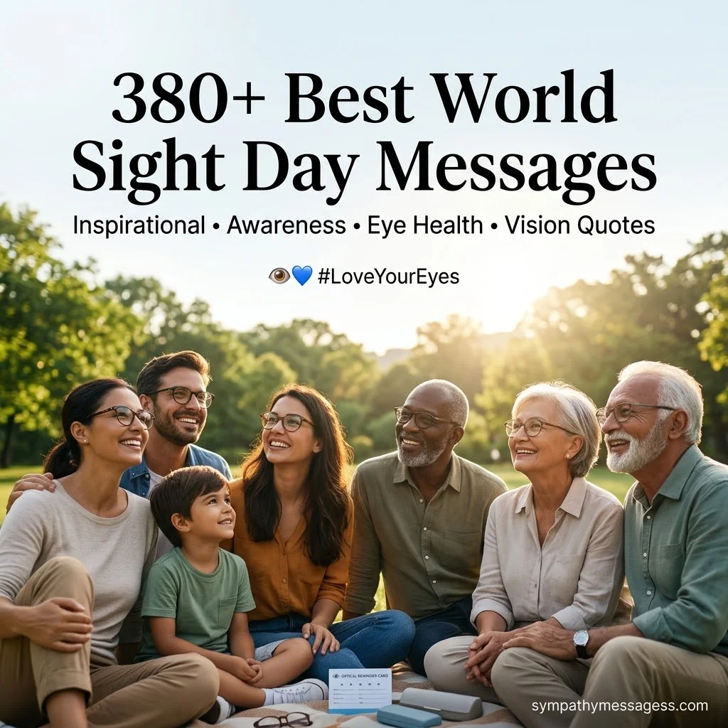 380+ Best World Sight Day Messages: Inspirational, Awareness, Eye Health & Vision Quotes 👁️💙