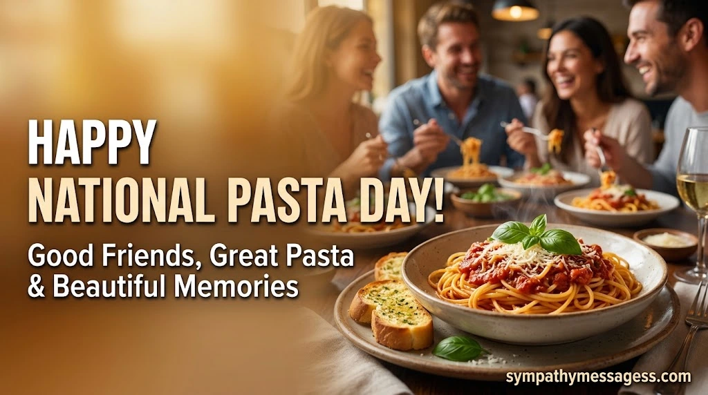 Happy National Pasta Day Messages and Wishes for Friends and Family