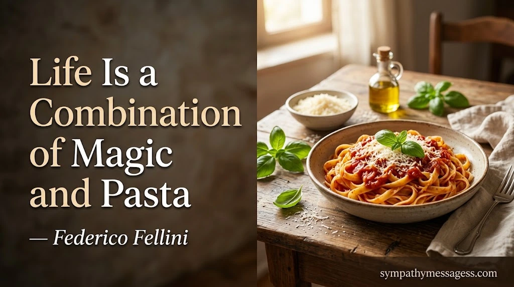 Famous Pasta Quotes and Inspiring Pasta Sayings