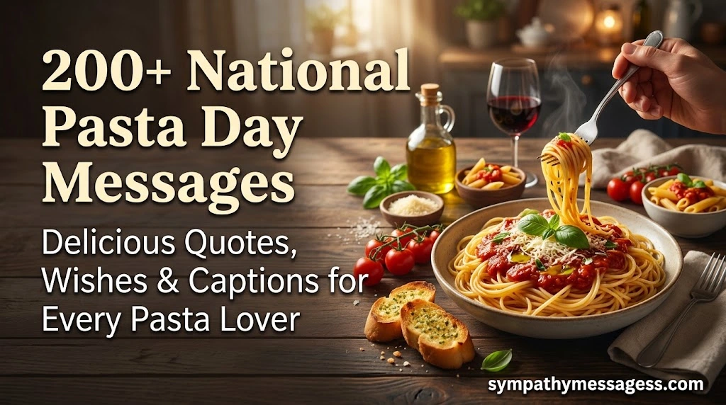 200+ Delicious National Pasta Day Messages, Quotes & Wishes to Celebrate Every Pasta Lover 🍝❤️