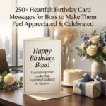 250+ Heartfelt Birthday Card Messages for Boss to Make Them Feel Appreciated & Celebrated