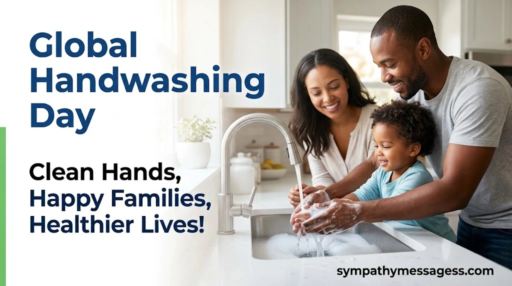 Global Handwashing Day Messages and Wishes for Family and Friends