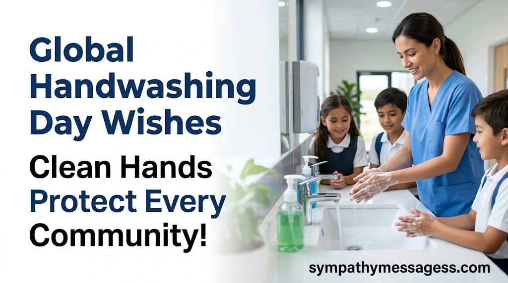 Global Handwashing Day Wishes for Schools, Workplaces and Healthcare Heroes