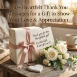 250+ Heartfelt Thank You Messages for a Gift to Show Your Love & Appreciation