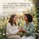 250+ Heartfelt Thank You Messages for Support to Show Your Gratitude & Appreciation