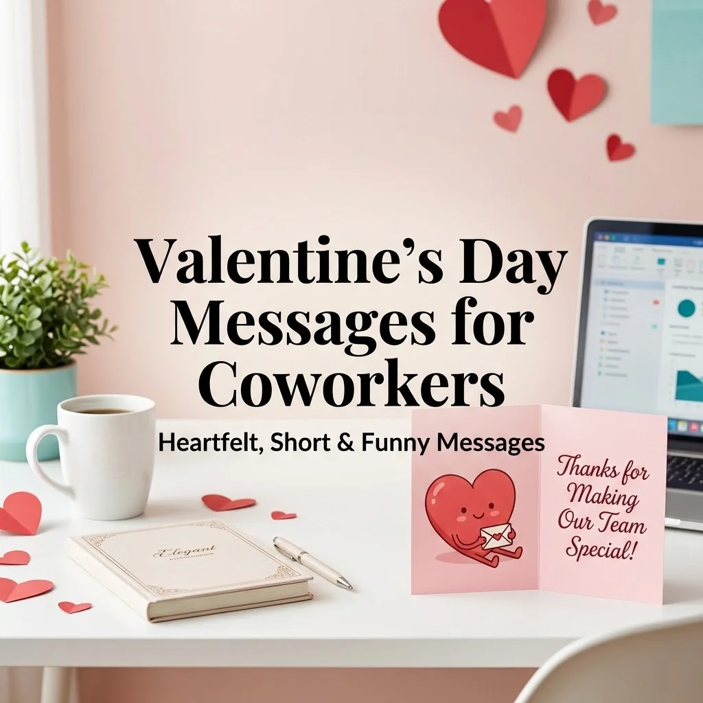 250+ Valentine's Day Messages for Coworkers to Share Appreciation, Friendship & Workplace Love