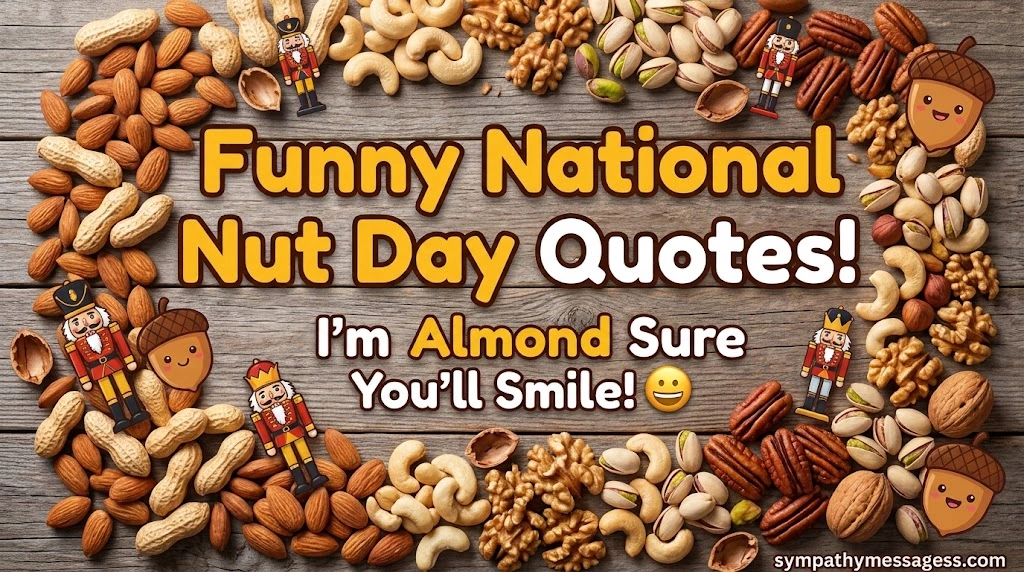 Funny National Nut Day Quotes, Puns & Wishes