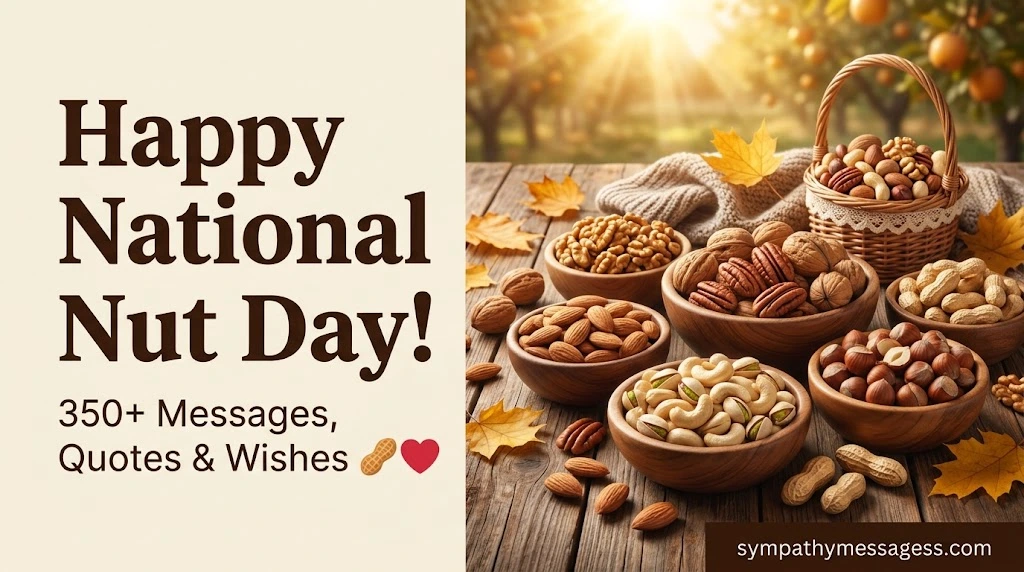 200+ Happy National Nut Day Messages, Quotes & Wishes to Celebrate Every Nut Lover 🥜❤️