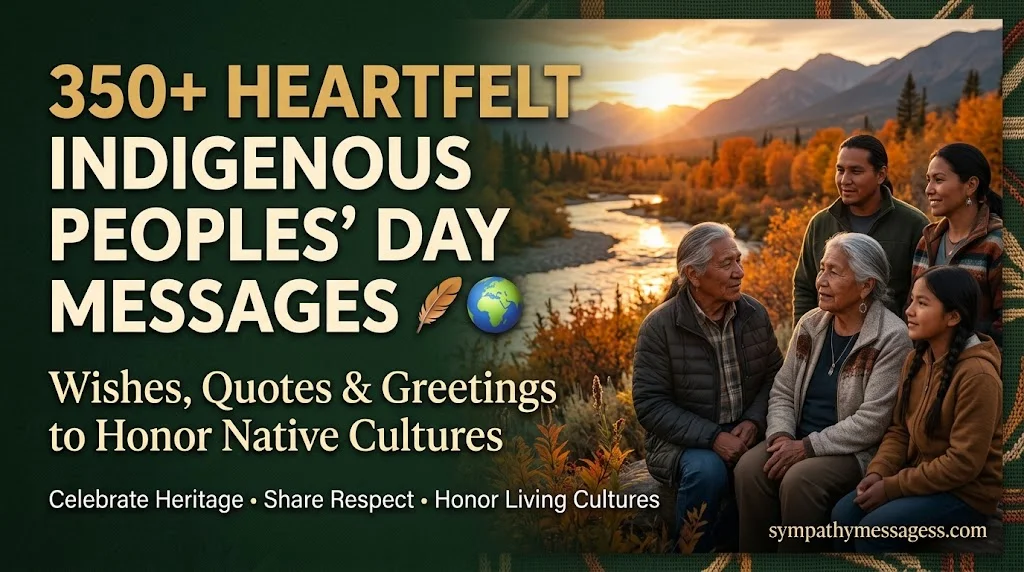 350+ Heartfelt Indigenous Peoples' Day Messages, Wishes & Quotes to Honor Native Cultures 🪶🌎❤️