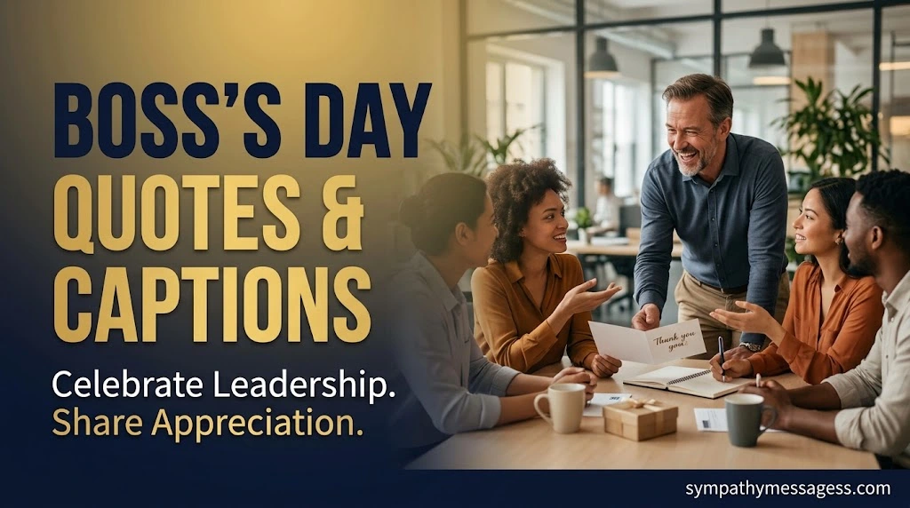 National Boss's Day Quotes, Captions, and Appreciation Ideas