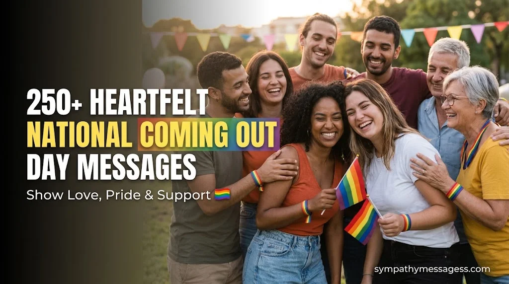 250+ Heartfelt National Coming Out Day Messages to Show Love, Pride & Support 🏳️‍🌈