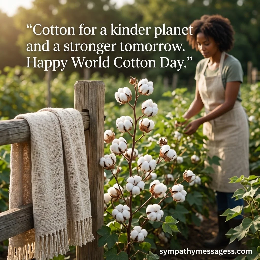 World Cotton Day Messages on Sustainability & Cotton Facts