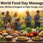 250+ Heartfelt World Food Day Messages, Quotes & Wishes to Promote Food Security, Fight Hunger & Spread Hope 🌍🍎