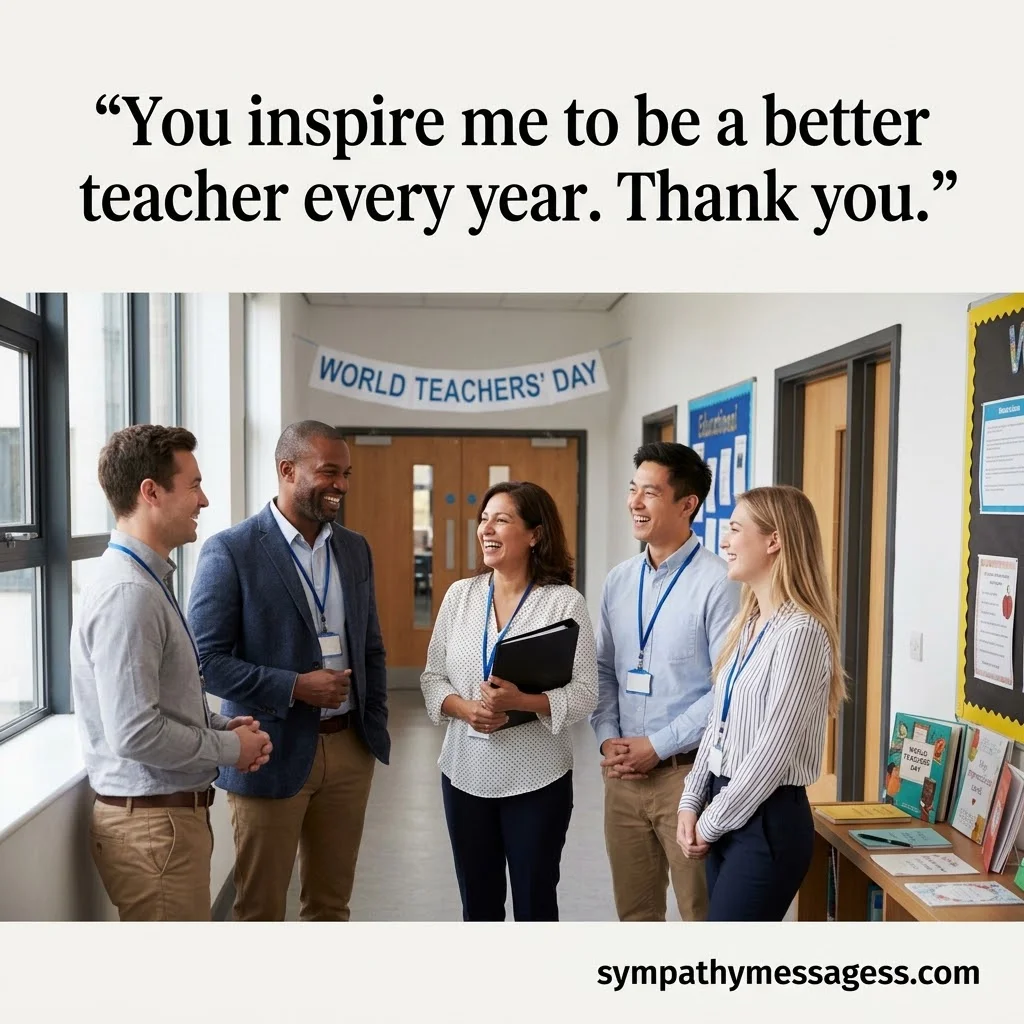 World Teachers' Day Wishes for Colleagues, Principals & Mentors