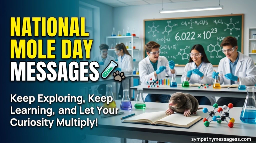 Inspiring National Mole Day Messages for Students