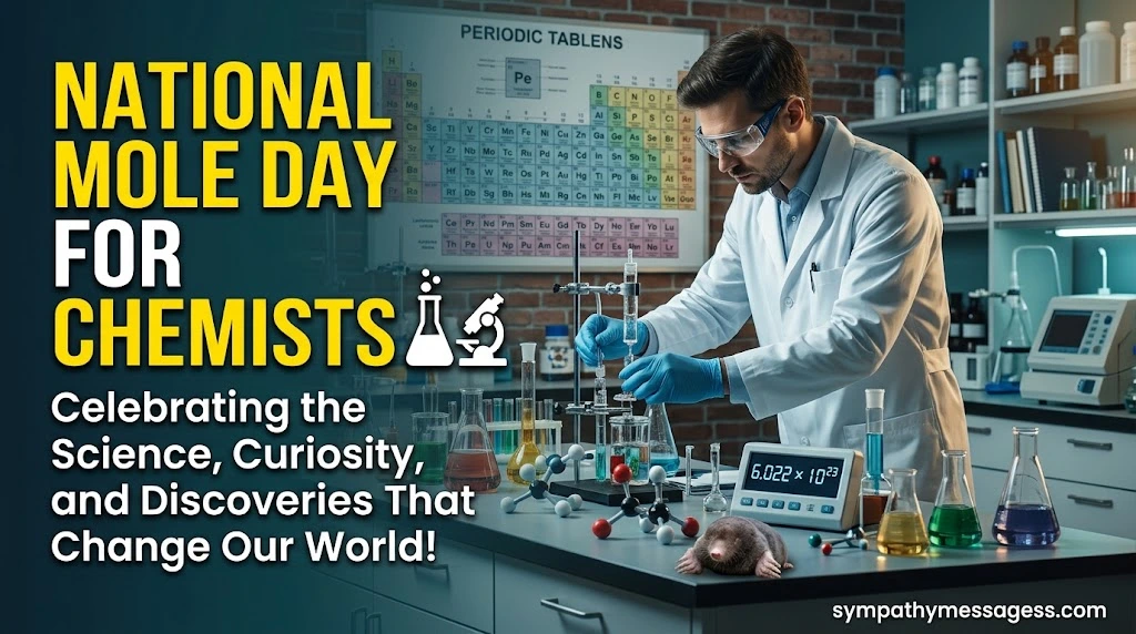 Happy Mole Day Messages for Chemists
