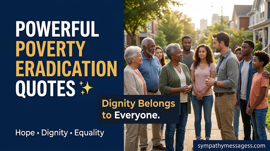 Poverty Eradication Quotes About Hope, Dignity and Equality