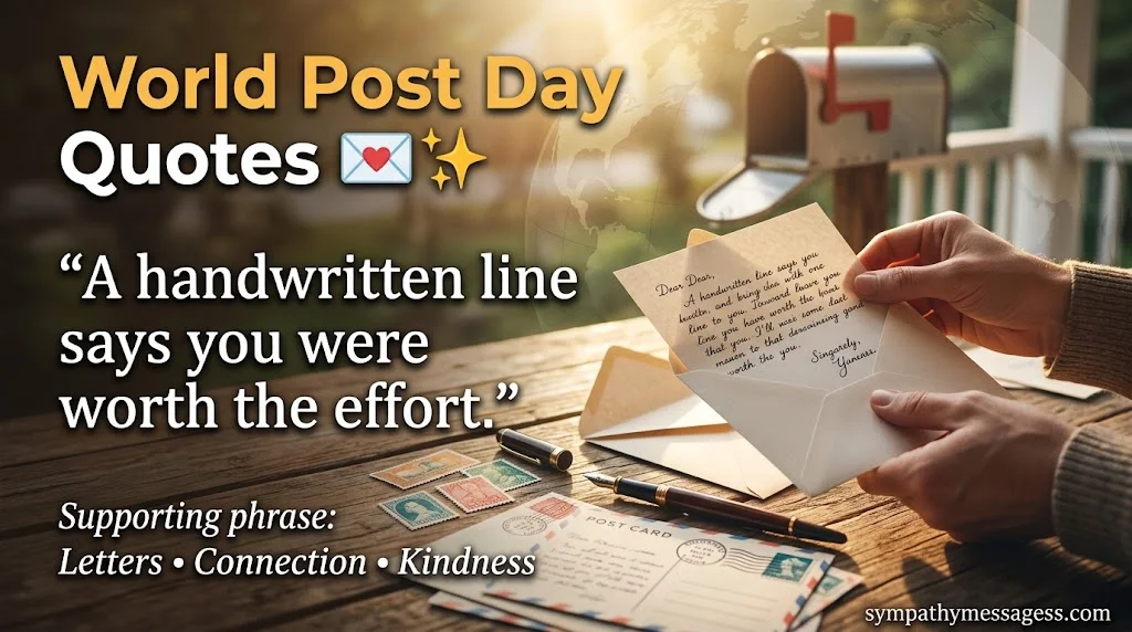 World Post Day Quotes and Captions