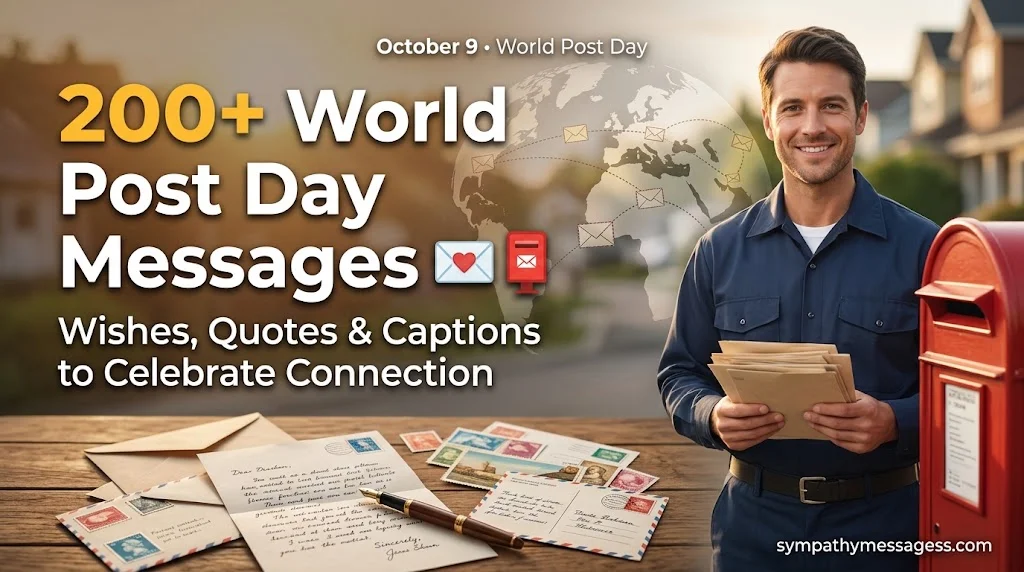 200+ International Post Day Messages, Wishes & Quotes to Celebrate the Joy of Sending & Connecting 💌📮