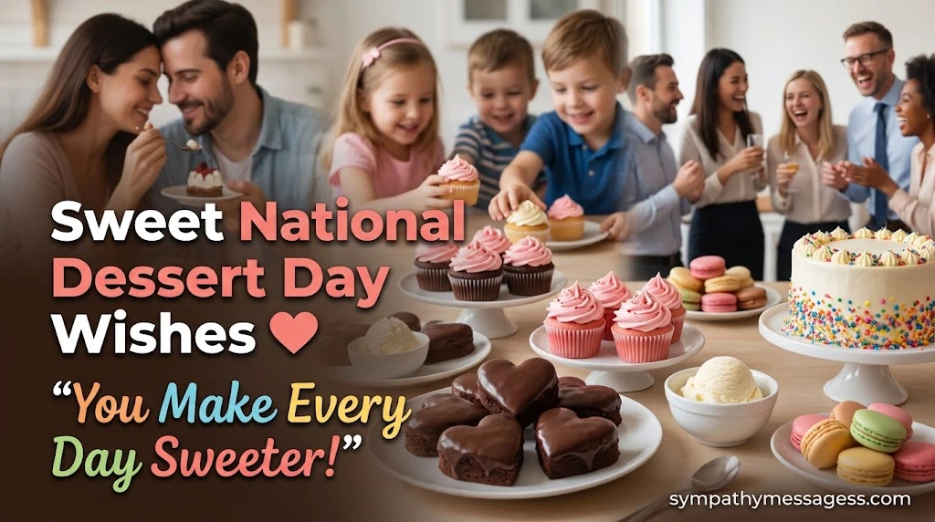 National Dessert Day Wishes for Love, Work & Kids
