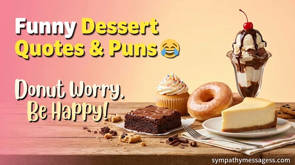 National Dessert Day Quotes, Captions & Puns