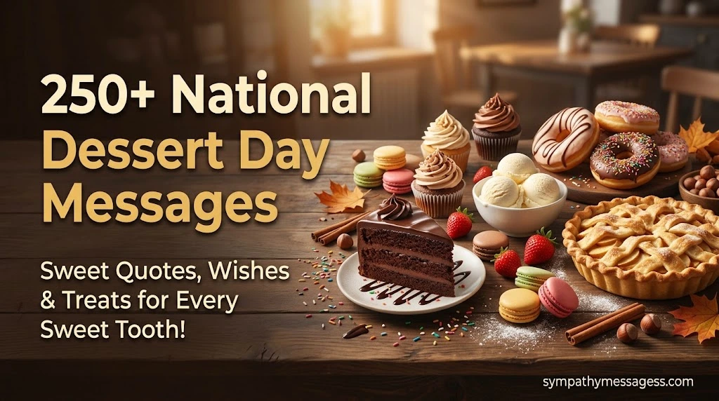250+ National Dessert Day Messages, Quotes & Wishes to Satisfy Every Sweet Tooth 🍰🍦❤️