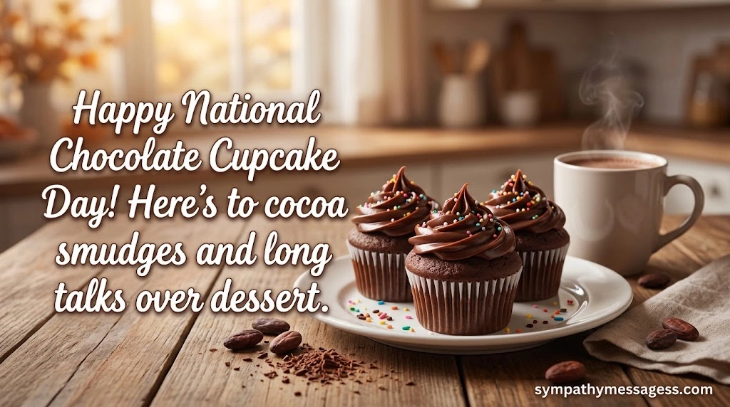 National Chocolate Cupcake Day Messages & Wishes