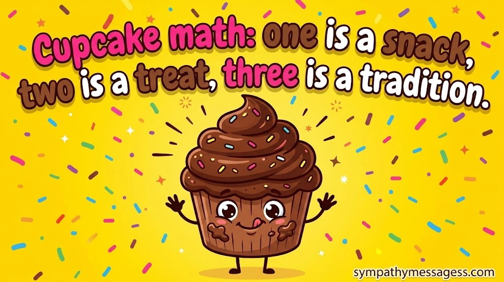 Funny Chocolate Cupcake Day Wishes & Captions