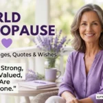 250+ World Menopause Day Messages, Quotes & Wishes to Spread Awareness, Support & Empowerment 💜🌸