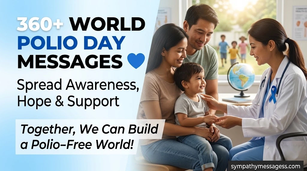 360+ World Polio Day Messages to Spread Awareness, Hope & Support ๐